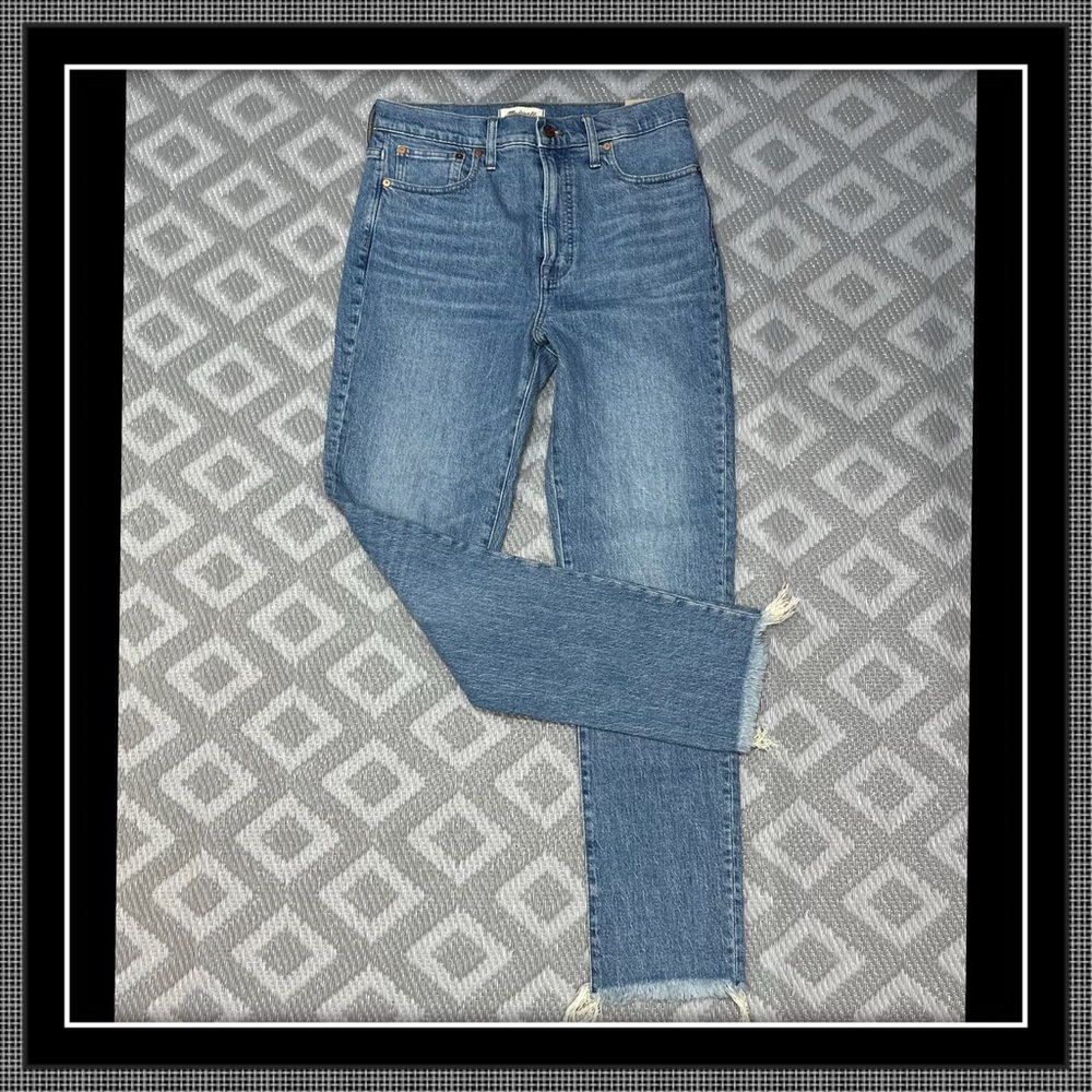 Madewell The Perfect Vintage Jean Raw Hem Jeans NWT [6053]